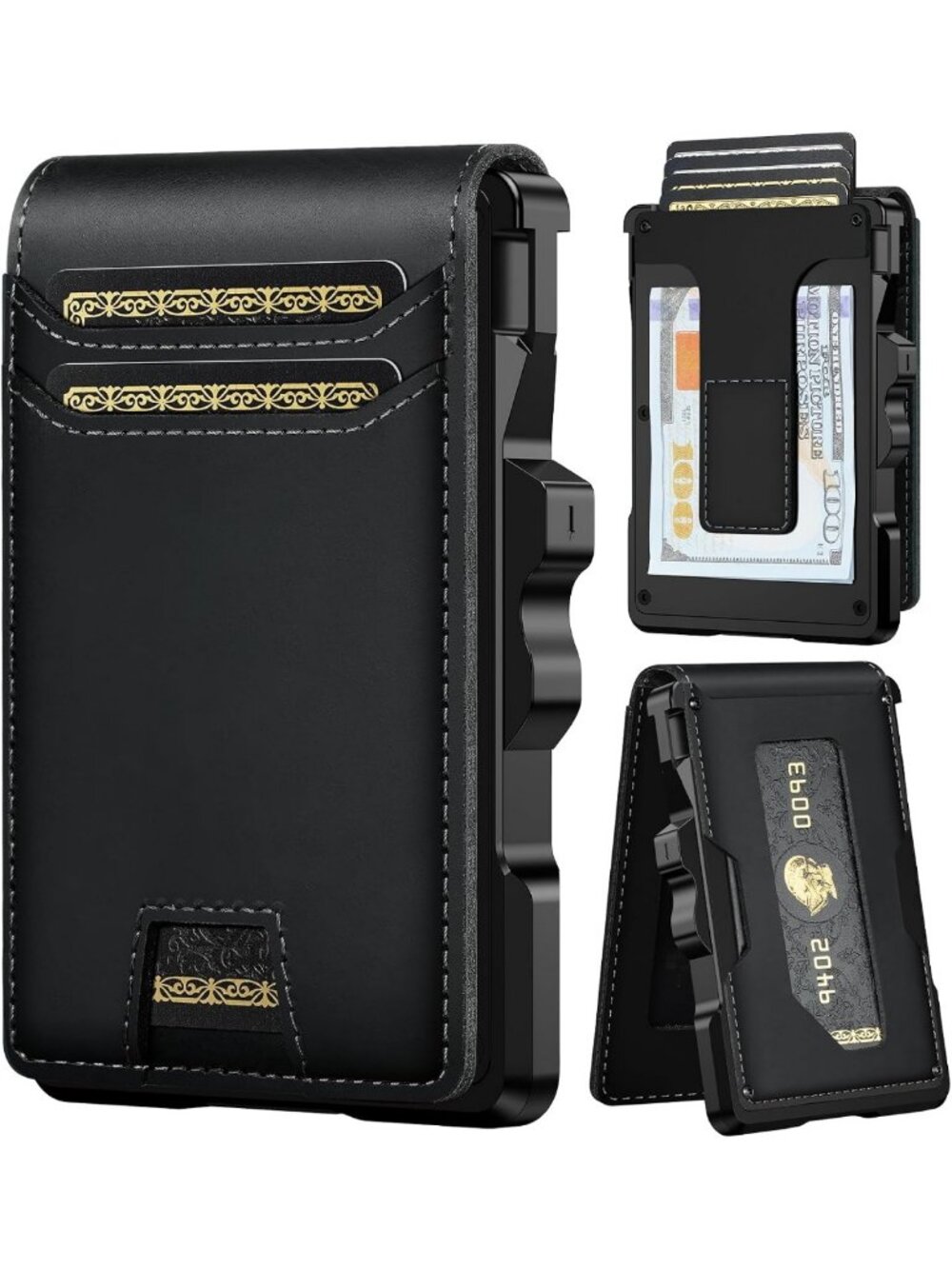 Slim RFID Leather Wallet for Men | Genuine Minimalist Design, Compact & Stylish